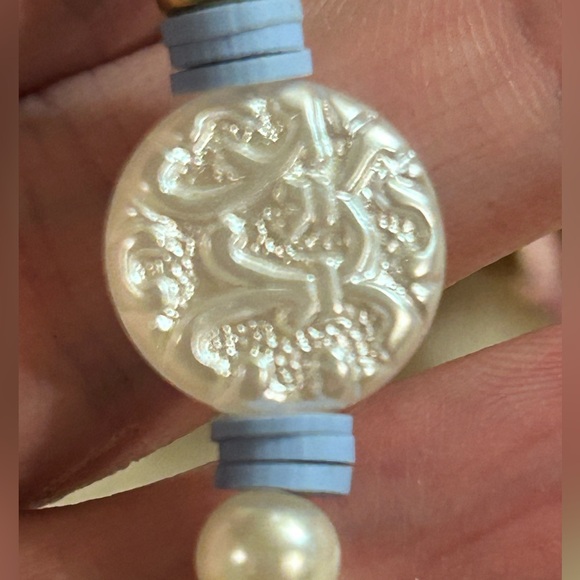 Goddess in Gold & Blue bracelet - Picture 12 of 13